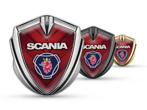 Scania Emblem Silicon Badge Customizable Force Design